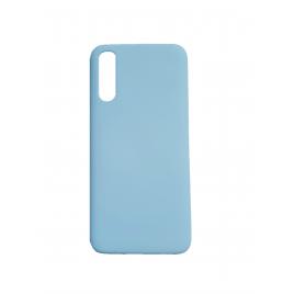 Husa silicon soft-touch compatibila cu Samsung Galaxy A50 Milky Blue