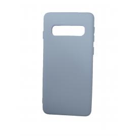 Husa silicon soft-touch compatibila cu Samsung Galaxy S10 Gri