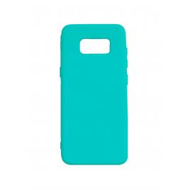 Husa silicon soft-touch compatibila cu Samsung Galaxy S8 Turquoise Mint