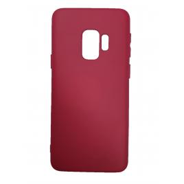 Husa silicon soft-touch compatibila cu Samsung Galaxy S9 Mov Visiniu