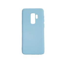 Husa silicon soft-touch compatibila cu Samsung Galaxy S9 Plus  Milky Blue