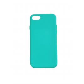 Husa silicon soft-touch pcompatibila cu Apple IPhone 8 Turquoise Mint