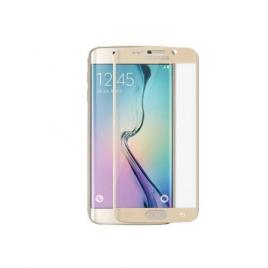 Folie Sticla 3D pentru Samsung Galaxy S6 EDGE - Gold