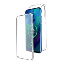 Husa 360 compatibila cu Huawei Nova 5T V2 Transparent fata+spate