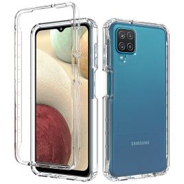 Husa 360 compatibila cu Samsung Galaxy A42 5G V2 Transparent fata+spate