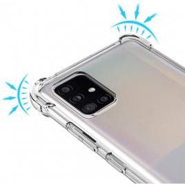 Husa Anti-shock Crystal  compatibila cu Samsung Galaxy A71 - Transparent