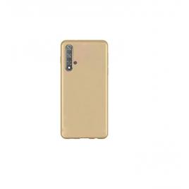 Husa Compatibila Cu Huawei Nova 5T Silicon Slim Gold