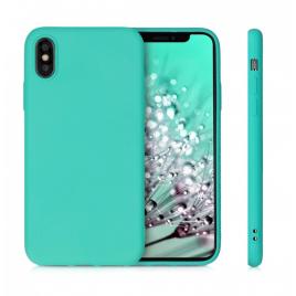 Husa Silicon Soft-Touch Compatibila Cu Apple IPhone X / Xs Turqoise