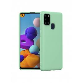 Husa Silicon Soft-Touch Compatibila Cu Samsung Galaxy A21s Verde