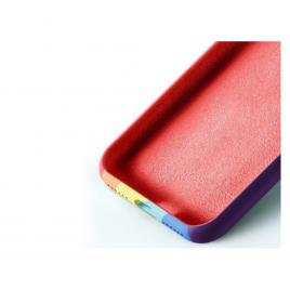 Husa silicon soft-touch compatibila cu Apple IPhone 11 Curcubeu