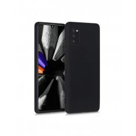 Husa silicon soft-touch compatibila cu Samsung Galaxy A41 Negru