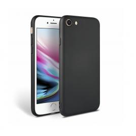Husa silicon soft-touch pcompatibila cu Apple IPhone 7 Negru