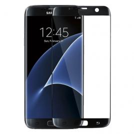 Folie protectie sticla pentru Samsung S7 Edge Negru acoperire completa