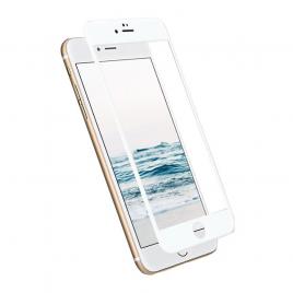 Folie sticla protectie ecran Full Face 5D margini albe pentru Apple iPhone 7 8