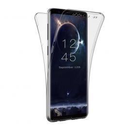 Husa Full TPU 360? (fata + spate) pentru Samsung Galaxy S9 Plus Gri Transparent