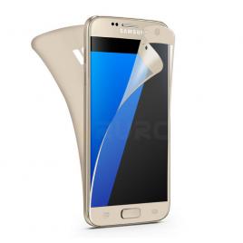 Folie de protectie fata-verso EuroCELL pentru Samsung Galaxy S7 edge auriu