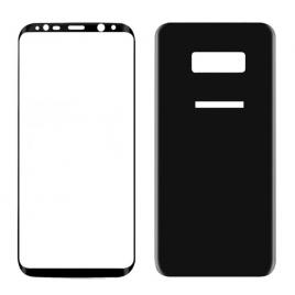 Folie de protectie fata-verso EuroCELL pentru Samsung Galaxy S8 negru