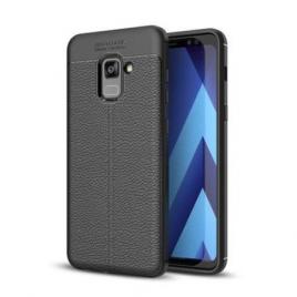 Husa Samsung Galaxy S8 Plus Litchi Pattern TPU Neagra