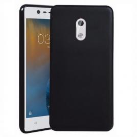 Husa protectie pentru NOKIA 3 tip carcasa slim din silicon mat Negru