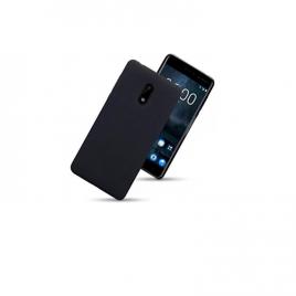 Husa protectie pentru NOKIA 6 tip carcasa slim din silicon mat Negru