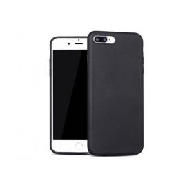 Husa protectie pentru iPhone 7 tip carcasa slim din silicon mat Negru
