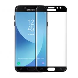 Folie din sticla 3D full size pentru Samsung Galaxy J7 2017 negru