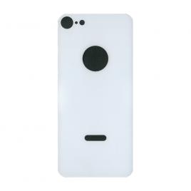 Folie din sticla spate 3D Eurocell pentru iPhone 8  alb