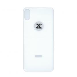 Folie din sticla spate 3D Eurocell pentru iPhone X  alb
