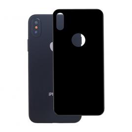 Folie din sticla spate 3D Eurocell pentru iPhone X negru