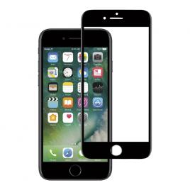 Folie din sticla stainless steel EuroCELL pentru iPhone 7 Plus/8 plus negru