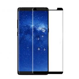 Folie protectie sticla securizata 3D curbata pentru Samsung Galaxy Note 8 pentru husa negru