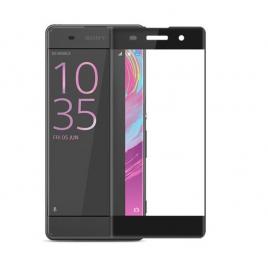 Folie protectie sticla securizata curbata pentru Sony Xperia XA negru