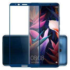 Folie protectie sticla securizata full size pentru Huawei Mate 10 Pro albastru