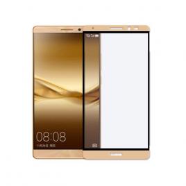 Folie protectie sticla securizata full size pentru Huawei Mate 8 auriu