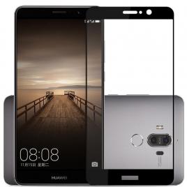 Folie protectie sticla securizata full size pentru Huawei Mate 9 negru
