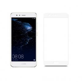 Folie protectie sticla securizata full size pentru Huawei P10 lite fullsize alb