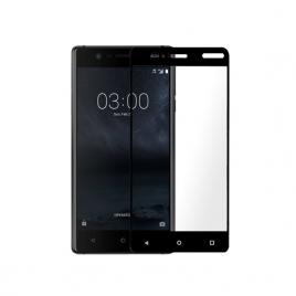 Folie protectie sticla securizata full size pentru Nokia 3 negru