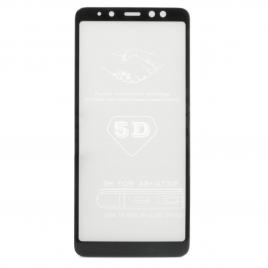 Folie sticla 3D Full Cover Samsung Galaxy A8 Plus 2018 Negru