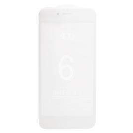 Folie sticla 4D Full Cover Apple iPhone 6/6s White