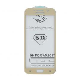 Folie sticla 5D EuroCELL pentru Samsung Galaxy A5 2017 auriu