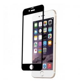 Folie sticla contur EuroCELL pentru iPhone 6 Plus Negru