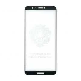 Folie sticla full size cu adeziv pe toata suprafata EuroCELL pentru Huawei P Smart negru