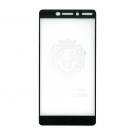 Folie sticla full size cu adeziv pe toata suprafata EuroCELL pentru Nokia 6 2018 negru