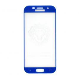 Folie sticla full size cu adeziv pe toata suprafata EuroCELL pentru Samsung Galaxy A5 2017 albastru inchis