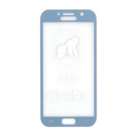 Folie sticla full size cu adeziv pe toata suprafata EuroCELL pentru Samsung Galaxy A5 2017 albastru