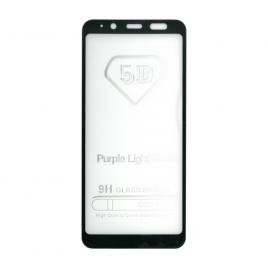 Folie sticla full size cu adeziv pe toata suprafata EuroCELL pentru Samsung Galaxy A6 2018 negru