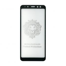 Folie sticla full size cu adeziv pe toata suprafata EuroCELL pentru Samsung Galaxy A8 2018 negru