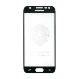 Folie sticla full size cu adeziv pe toata suprafata EuroCELL pentru Samsung Galaxy J3 negru