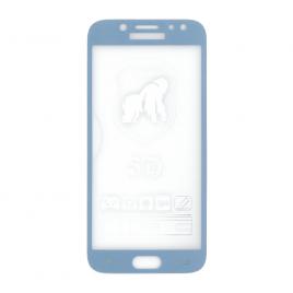 Folie sticla full size cu adeziv pe toata suprafata EuroCELL pentru Samsung Galaxy J5 2017 albastru