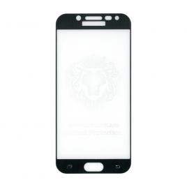 Folie sticla full size cu adeziv pe toata suprafata EuroCELL pentru Samsung Galaxy J5 2017 negru